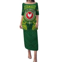 Personalized American Samoa Manua Cession Day Puletasi Up Up The Moa