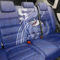 Samoana High School Back Car Seat Cover Polynesian Tribal Shark LT05 - Polynesian Pride