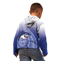 Personalized Samoana High School Kid Hoodie Polynesian Tribal Shark LT05 - Polynesian Pride