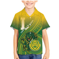 Personalized Leone High School Family Matching Mermaid Dress and Hawaiian Shirt Leone Lion