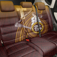 Tafuna High School Back Car Seat Cover Polynesian Warrior