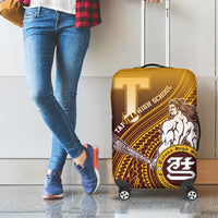 Tafuna High School Luggage Cover Polynesian Warrior