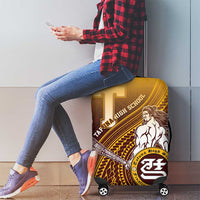 Tafuna High School Luggage Cover Polynesian Warrior