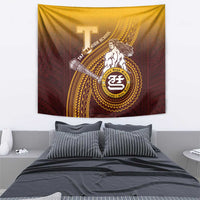 Tafuna High School Tapestry Polynesian Warrior