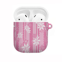 Hawaii Kakau Tribal AirPods Case With Pink Tiare