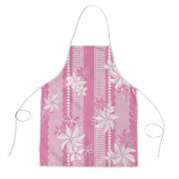 Hawaii Kakau Tribal Apron With Pink Tiare