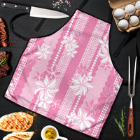 Hawaii Kakau Tribal Apron With Pink Tiare