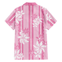 Hawaii Kakau Tribal Hawaiian Shirt With Pink Tiare LT05 - Polynesian Pride