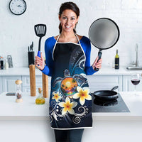 Hawaii Honu Apron Polynesian Curves Plumeria - Polynesian Pride