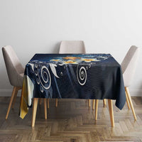 Hawaii Honu Tablecloth Polynesian Curves Plumeria - Polynesian Pride