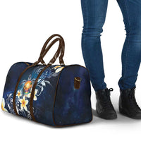 Hawaii Honu Travel Bag Polynesian Curves Plumeria - Polynesian Pride