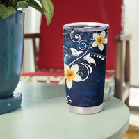 Hawaii Honu Tumbler Cup Polynesian Curves Plumeria - Polynesian Pride