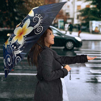 Hawaii Honu Umbrella Polynesian Curves Plumeria - Polynesian Pride