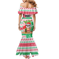 Hawaii Christmas Mermaid Dress Santa Claus Surf Mele Kalikimaka LT05 - Polynesian Pride