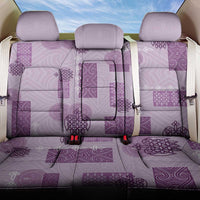 Vintage Lapita Back Car Seat Cover Iconic Double Face Pattern Violet