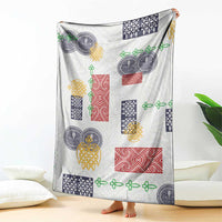 Vintage Lapita Blanket Iconic Double Face Pattern