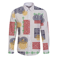 Vintage Lapita Family Matching Tank Maxi Dress and Hawaiian Shirt Iconic Double Face Pattern