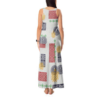 Vintage Lapita Tank Maxi Dress Iconic Double Face Pattern