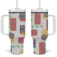 Vintage Lapita Tumbler With Handle Iconic Double Face Pattern