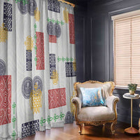 Vintage Lapita Window Curtain Iconic Double Face Pattern