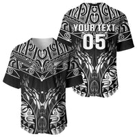 Custom New Zealand Fishing Baseball Jersey Aotearoa Maori Koru - Polynesian Pride
