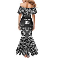 Custom New Zealand Fishing Family Matching Mermaid Dress and Hawaiian Shirt Aotearoa Maori Koru LT05 - Polynesian Pride