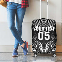 Custom New Zealand Fishing Luggage Cover Aotearoa Maori Koru - Polynesian Pride