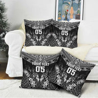 Custom New Zealand Fishing Pillow Cover Aotearoa Maori Koru - Polynesian Pride