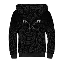 Custom New Zealand Marathon Sherpa Hoodie Maori Style LT05 - Polynesian Pride