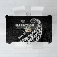 New Zealand Marathon Tablecloth Maori Style LT05 Black - Polynesian Pride