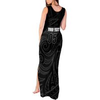 Custom New Zealand Marathon Tank Maxi Dress Maori Style LT05 - Polynesian Pride