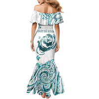 New Zealand Aotearoa Hari Ra Mama Family Matching Mermaid Dress and Hawaiian Shirt A Mother's Love Is Like No Otter