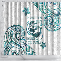 New Zealand Aotearoa Hari Ra Mama Shower Curtain A Mother's Love Is Like No Otter