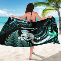 New Zealand Maori Taniwha Sarong Silver Fern Paua Shell Version LT05 - Polynesian Pride