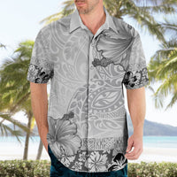 Hawaii Hibiscus With White Polynesian Pattern Hawaiian Shirt LT05 - Polynesian Pride