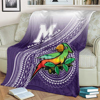 Manua High School Blanket Polynesian Tribal Pattern