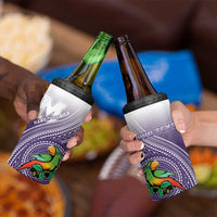 Personalized Manua High School 4 in 1 Can Cooler Tumbler Polynesian Tribal Pattern