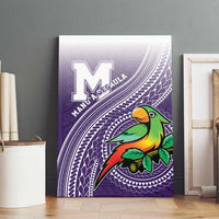 Manua High School Canvas Wall Art Polynesian Tribal Pattern
