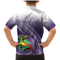 Personalized Manua High School Family Matching Mermaid Dress and Hawaiian Shirt Polynesian Tribal Pattern