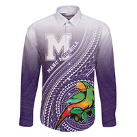 Personalized Manua High School Family Matching Mermaid Dress and Hawaiian Shirt Polynesian Tribal Pattern