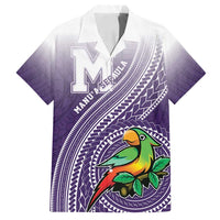 Personalized Manua High School Family Matching Puletasi and Hawaiian Shirt Polynesian Tribal Pattern
