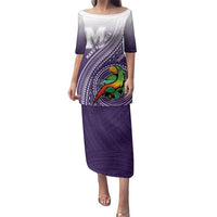 Personalized Manua High School Family Matching Puletasi and Hawaiian Shirt Polynesian Tribal Pattern