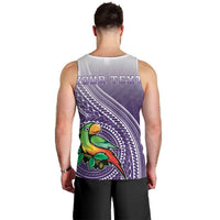 Personalized Manua High School Men Tank Top Polynesian Tribal Pattern