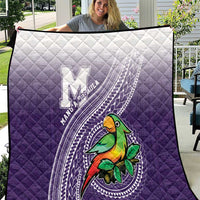 Manua High School Quilt Polynesian Tribal Pattern