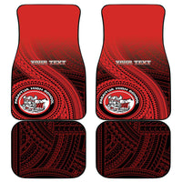 Fagaitua High School Car Mats Polynesian Tribal Pattern