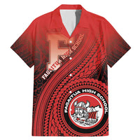 Personalized Fagaitua High School Family Matching Mermaid Dress and Hawaiian Shirt Polynesian Tribal Pattern