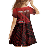 Personalized Fagaitua High School Kid Short Sleeve Dress Polynesian Tribal Pattern LT05 - Polynesian Pride