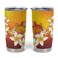 Tahiti Heiva Festival Tumbler Cup Tahitian Vahine Plumeria Flowers
