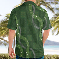 Hawaiian Quilt Hawaiian Shirt Pele Hair Hinahina Lei Green Version LT05 - Polynesian Pride