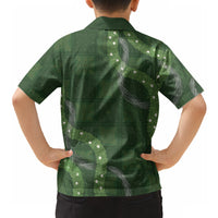 Hawaiian Quilt Hawaiian Shirt Pele Hair Hinahina Lei Green Version LT05 - Polynesian Pride